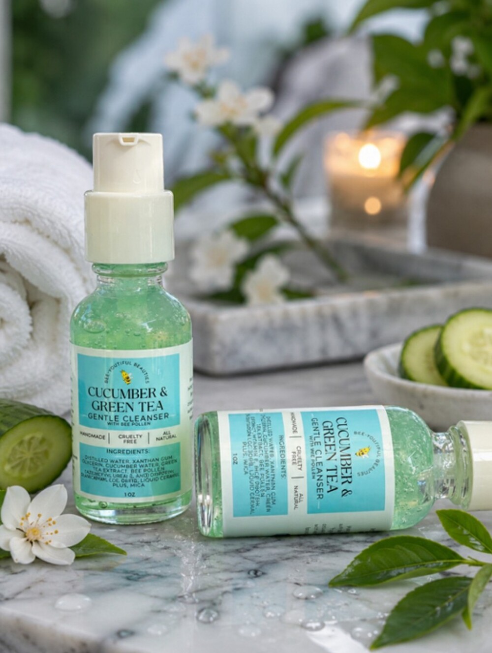 🥒🍵 Cucumber & Green Tea Gentle Cleanser